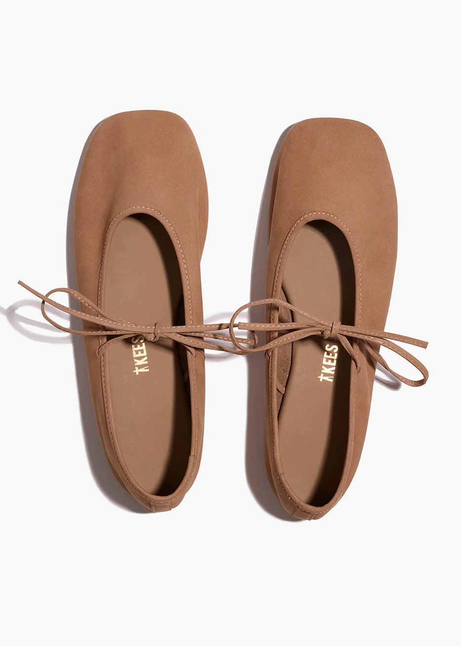 TKEES Square Toe Reese Suede | Cocobutter