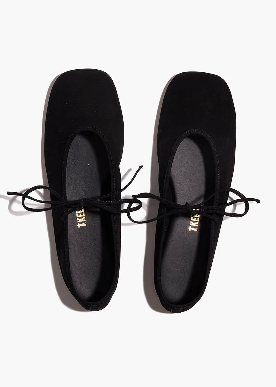TKEES Square Toe Reese Suede | Sable