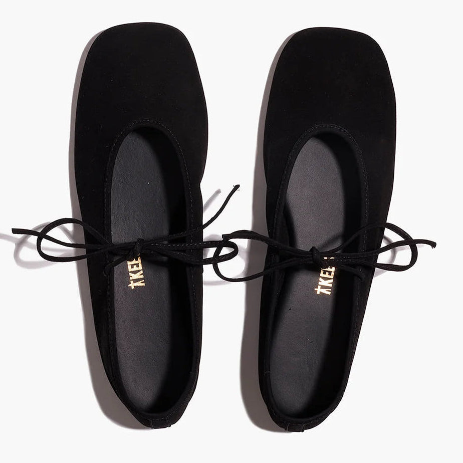 TKEES Square Toe Reese Suede | Sable