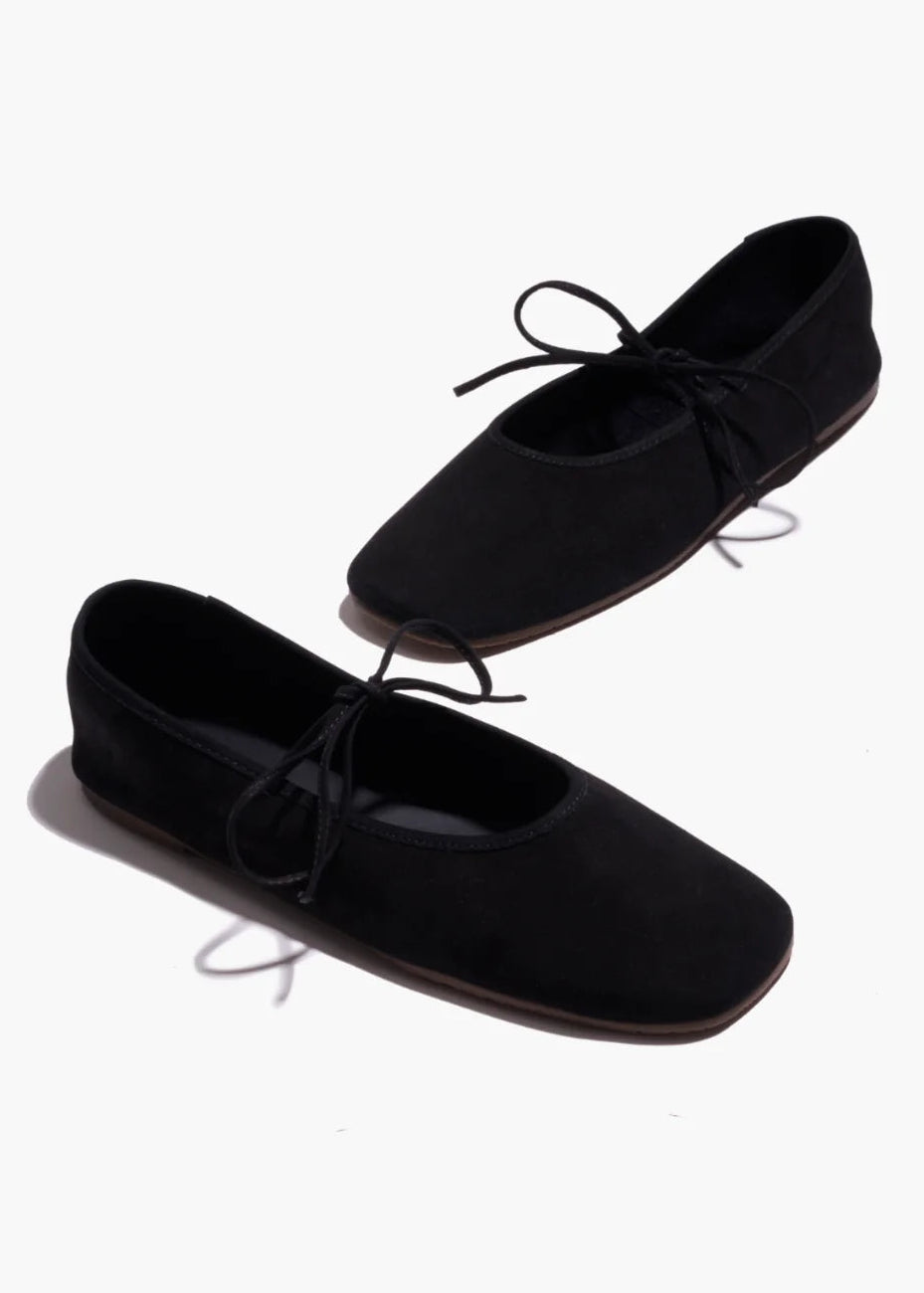 TKEES Square Toe Reese Suede | Sable