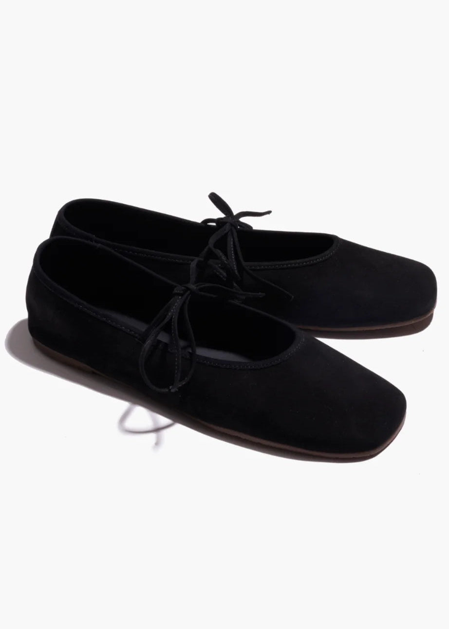 TKEES Square Toe Reese Suede | Sable