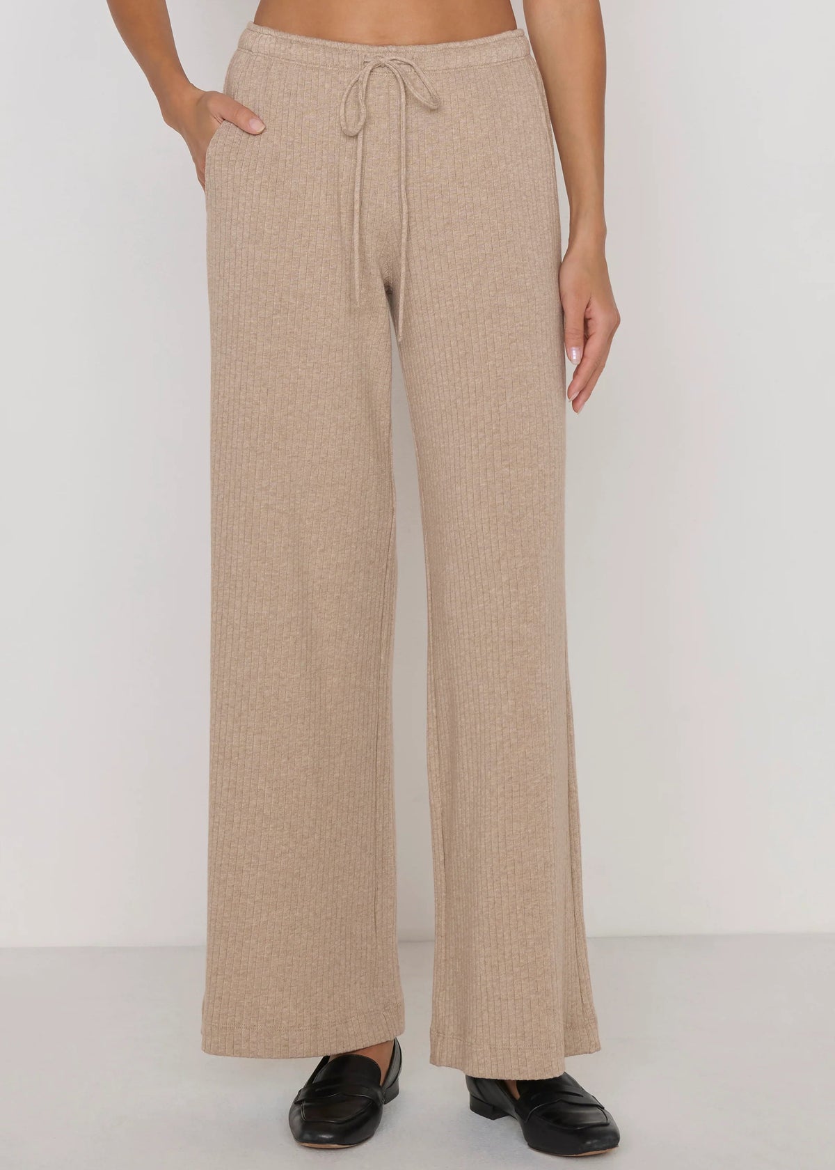 Nation LTD Saina Pant | Heather Oatmeal