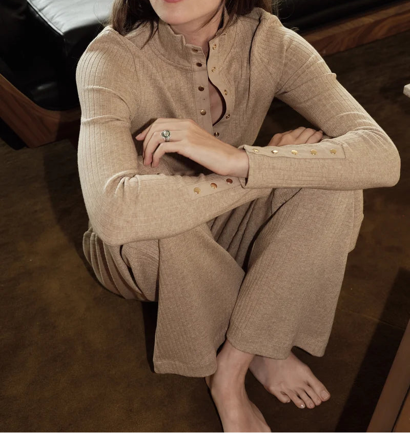 Nation LTD Sheila Top | Heather Oatmeal
