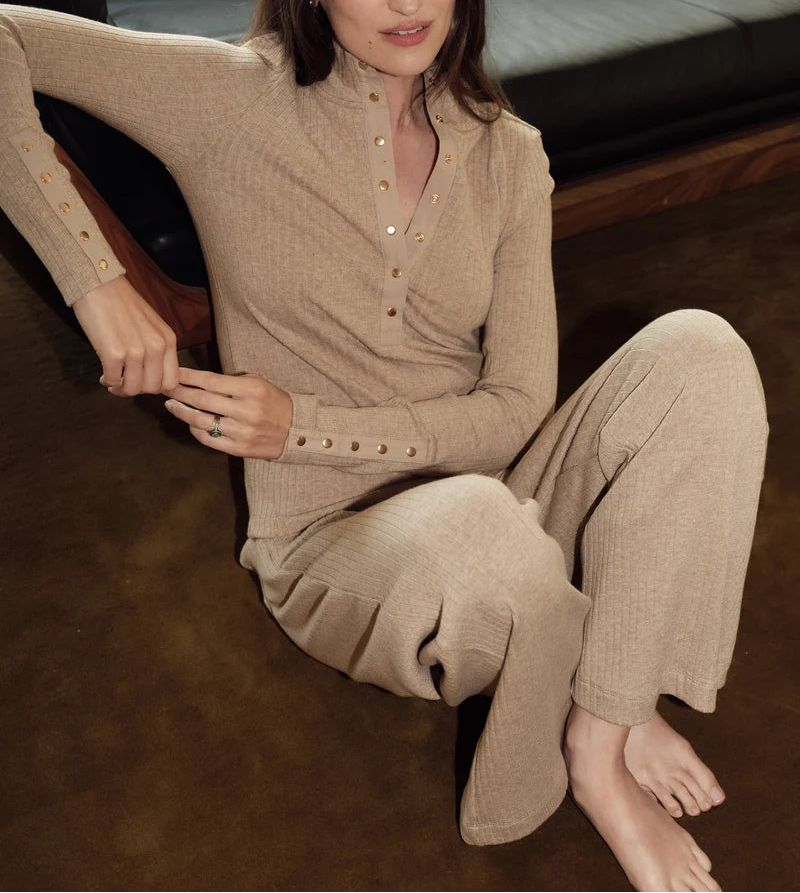Nation LTD Sheila Top | Heather Oatmeal