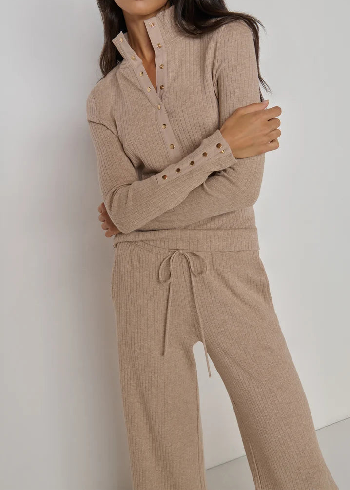 Nation LTD Sheila Top | Heather Oatmeal