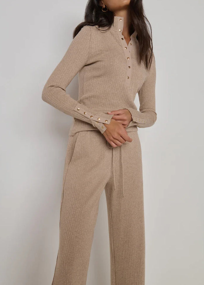 Nation LTD Sheila Top | Heather Oatmeal