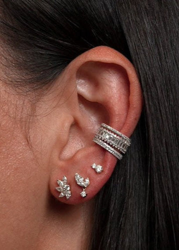 Adina Reyter Pavé Ear Cuff 14k Gold