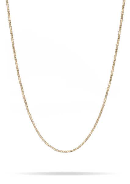 Gold Bead Chain Necklace