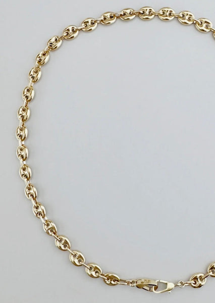 Necklace : Love Lock Petit Mini 16" 14k Gold Vermeil