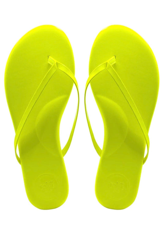 Solei Sea Indie Classic Thin Strap Sandal | Lemon