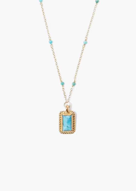 Chan Luu Aura Necklace Turquoise