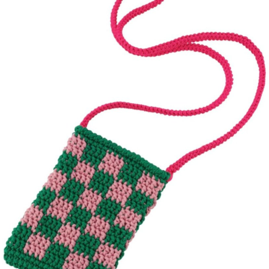 Maison Irem Baggy Bag | Pink + Green