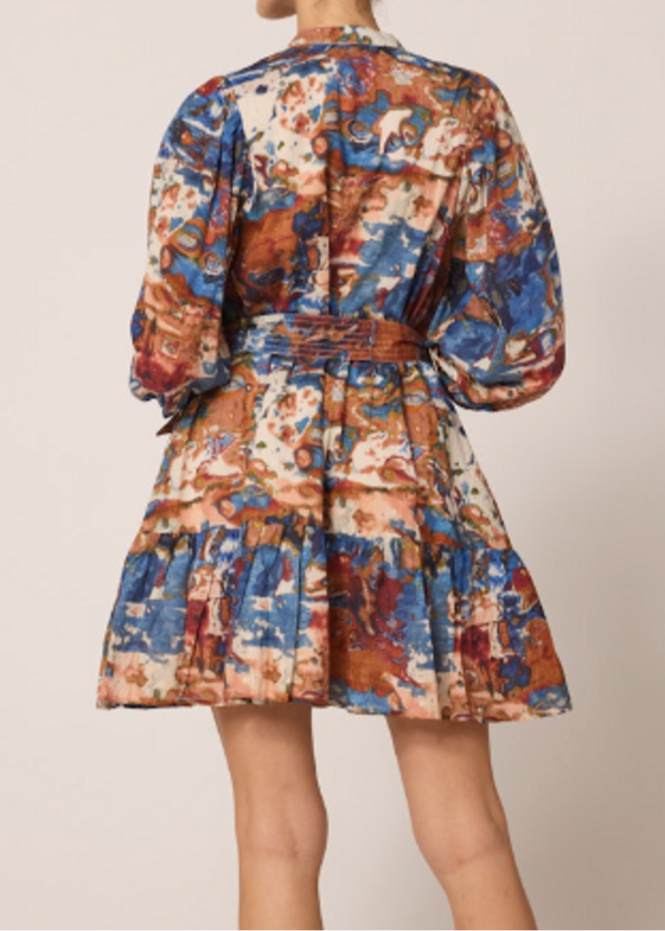Cleobella Delilah Mini Dress | Murano Print