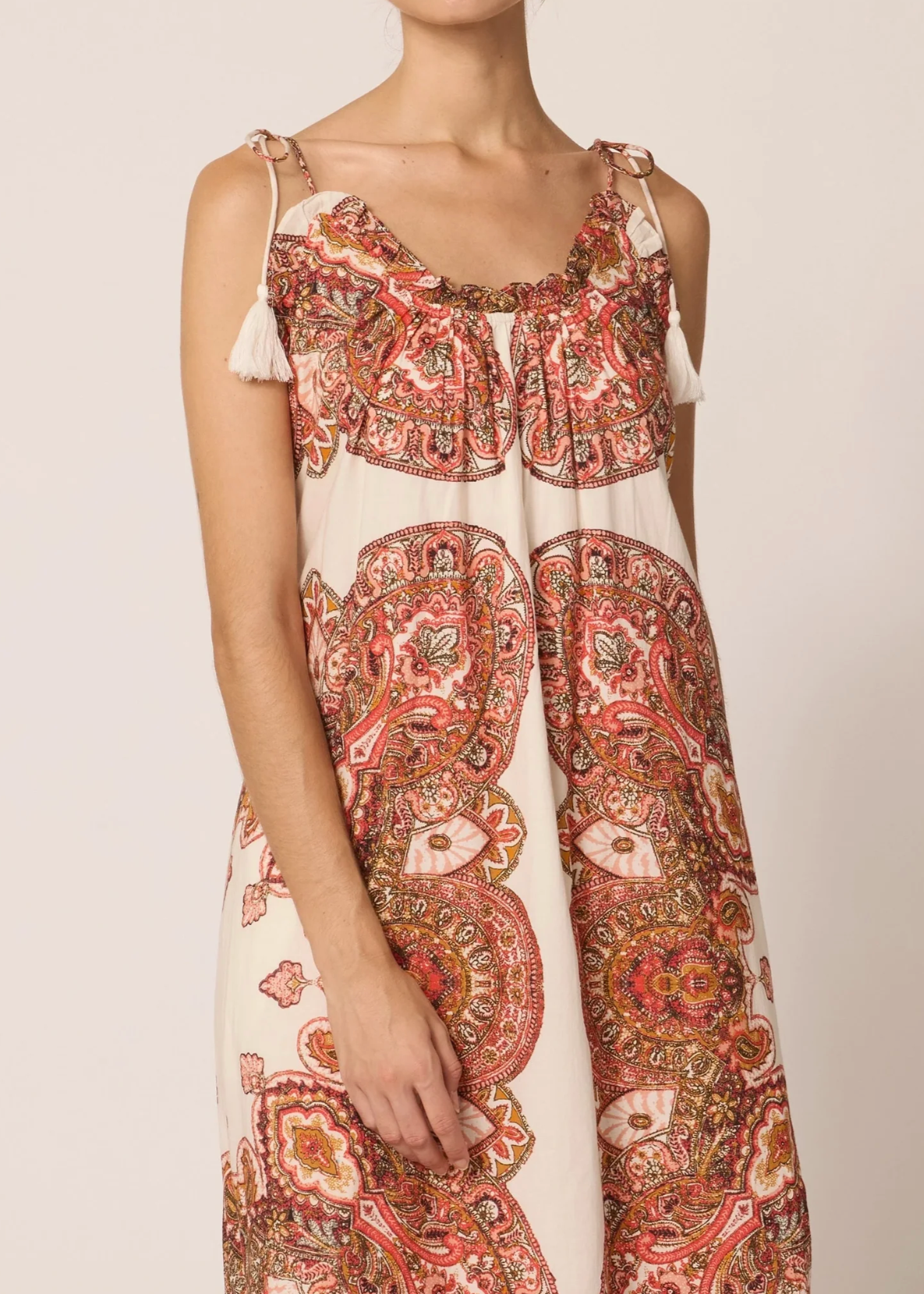 Cleobella Cindy Ankle Dress | Foulard Paisley Print