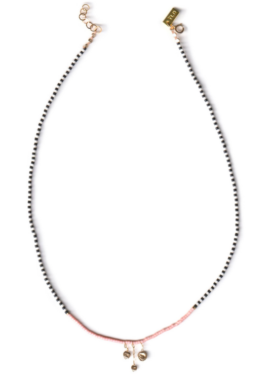 Iwona Ludyga Necklace Garden Pink Short