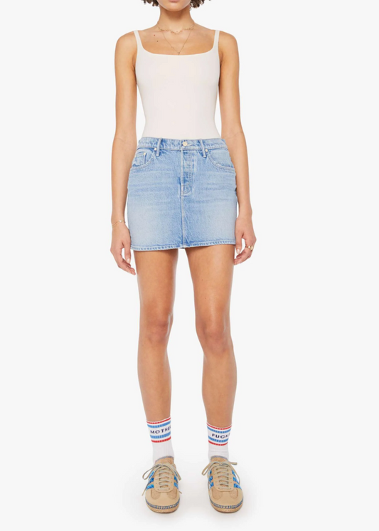 MOTHER The Vagabond Mini Skirt | Magic School Bus