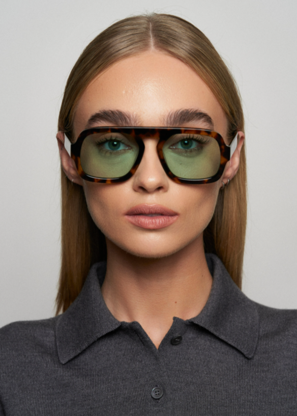 Elisa Johnson Jane In Brown Tortoise