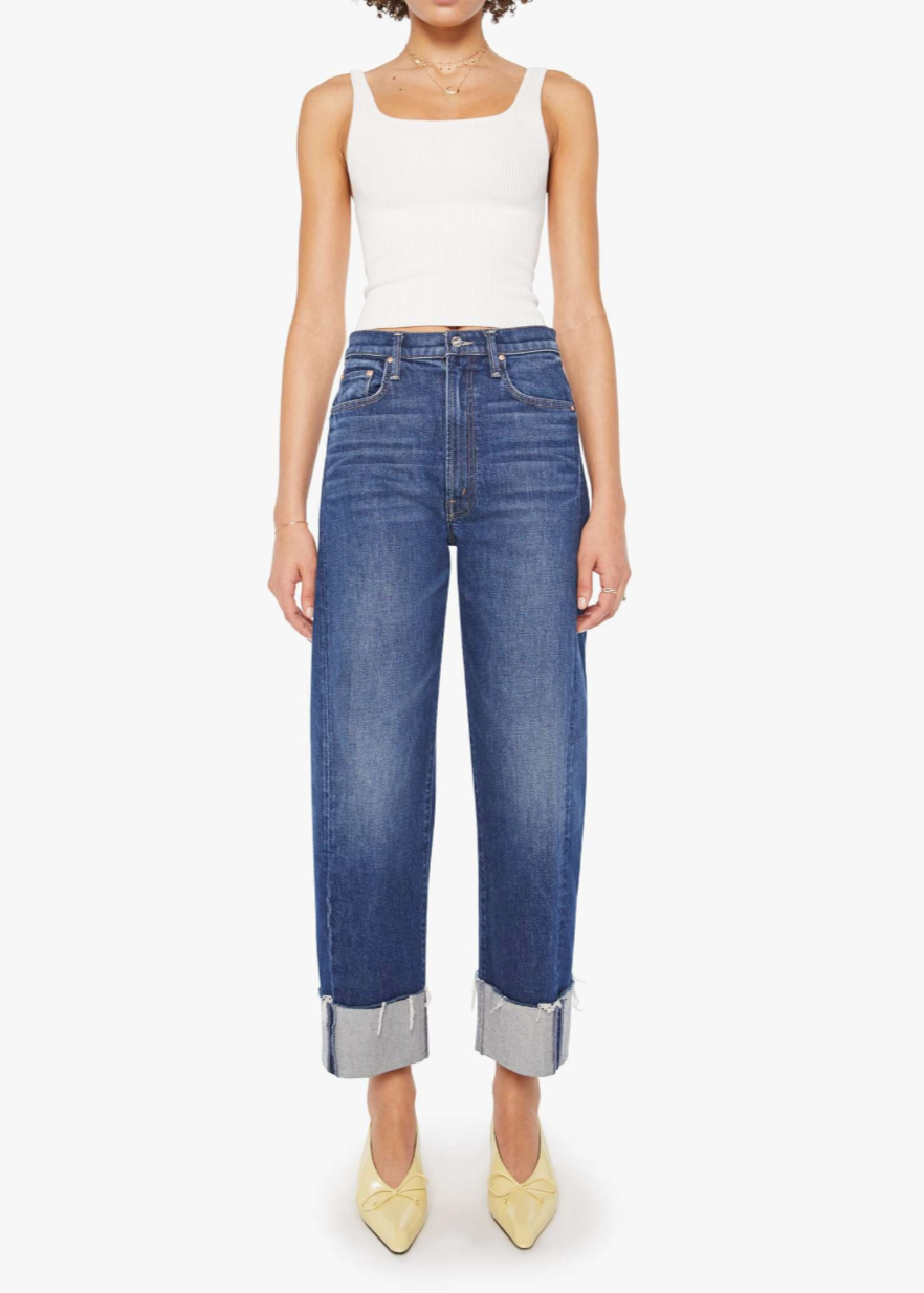 MOTHER The Half-Pipe Ankle Cuff Fray | Perfectly Imperfect
