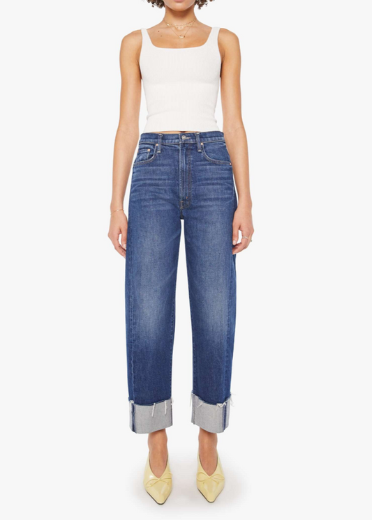 MOTHER The Half-Pipe Ankle Cuff Fray | Perfectly Imperfect