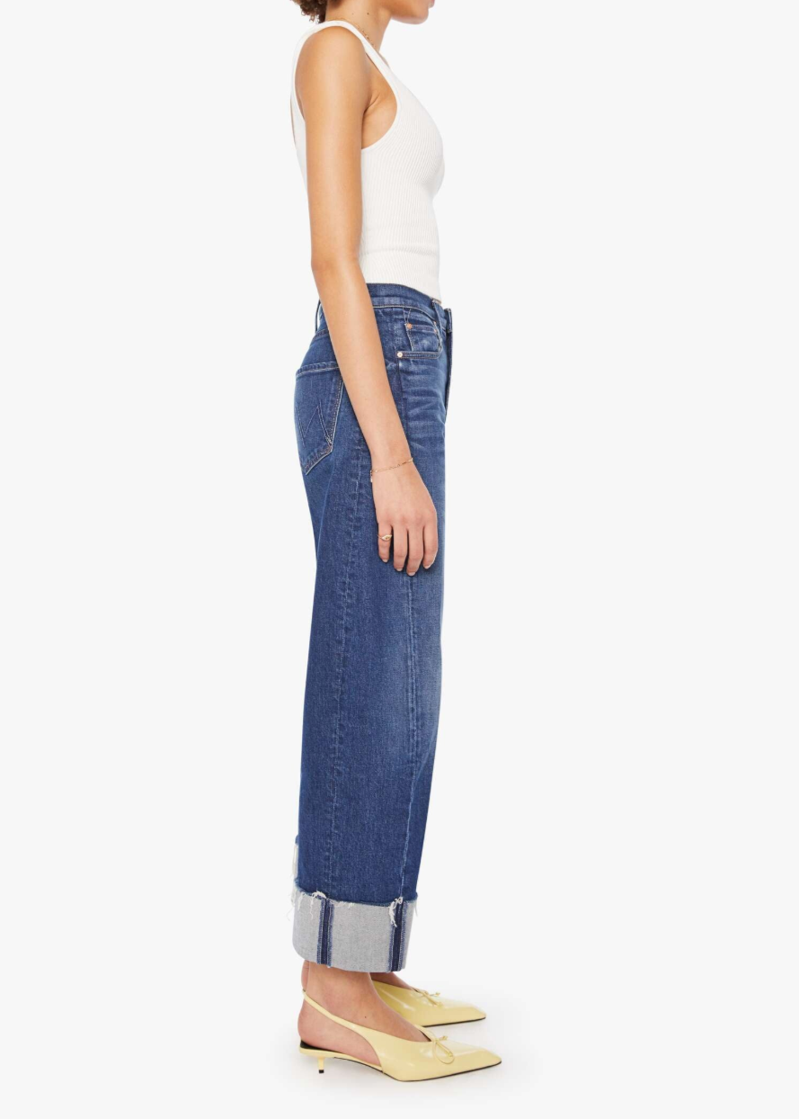 MOTHER The Half-Pipe Ankle Cuff Fray | Perfectly Imperfect