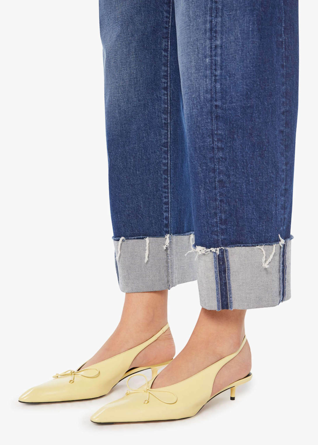 MOTHER The Half-Pipe Ankle Cuff Fray | Perfectly Imperfect