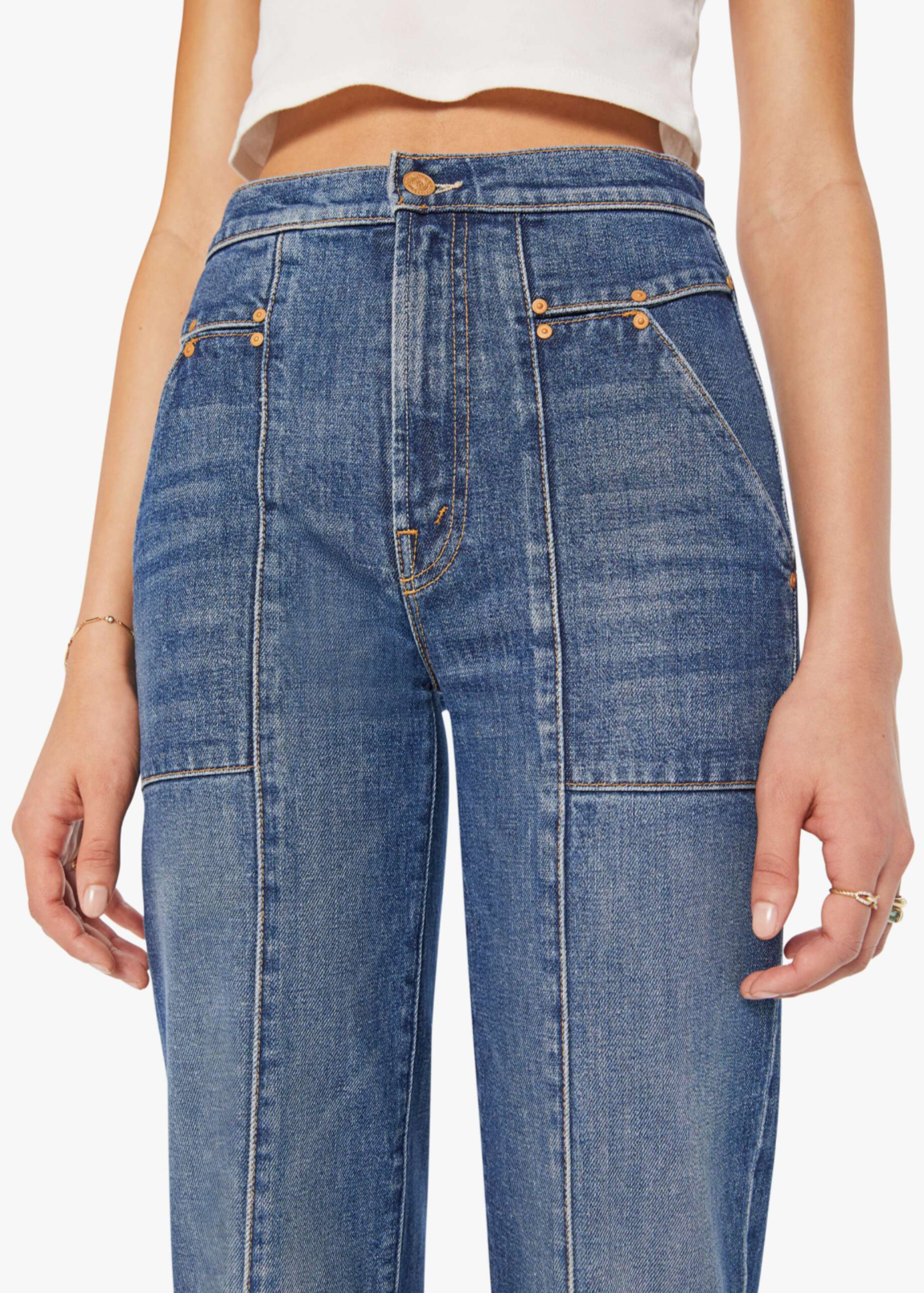 MOTHER The Riveter Rambler Zip Sneak | Bending The Rules
