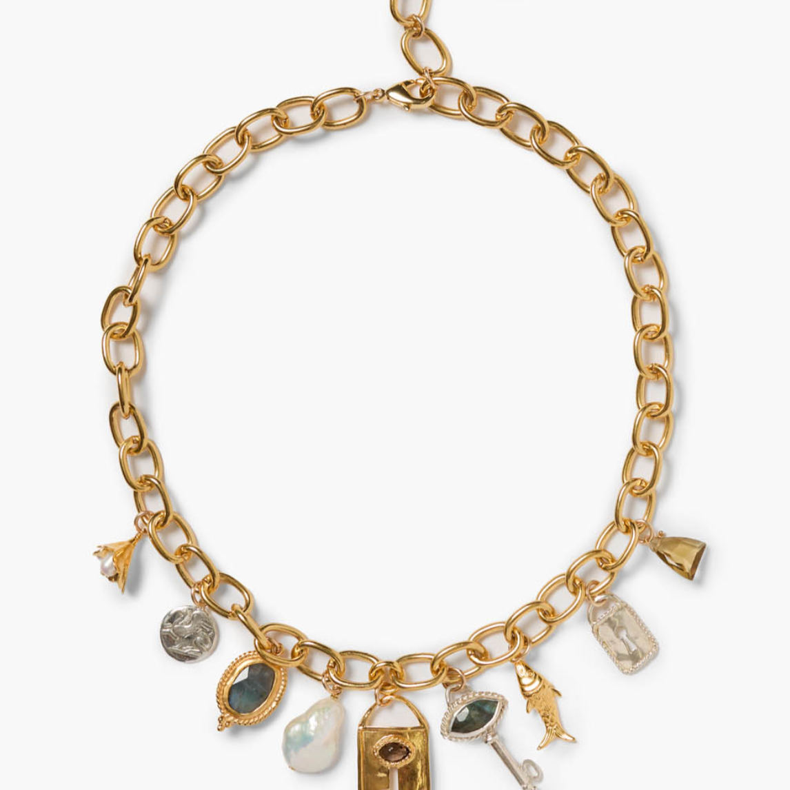Chan Luu Chain Link Charm Necklace