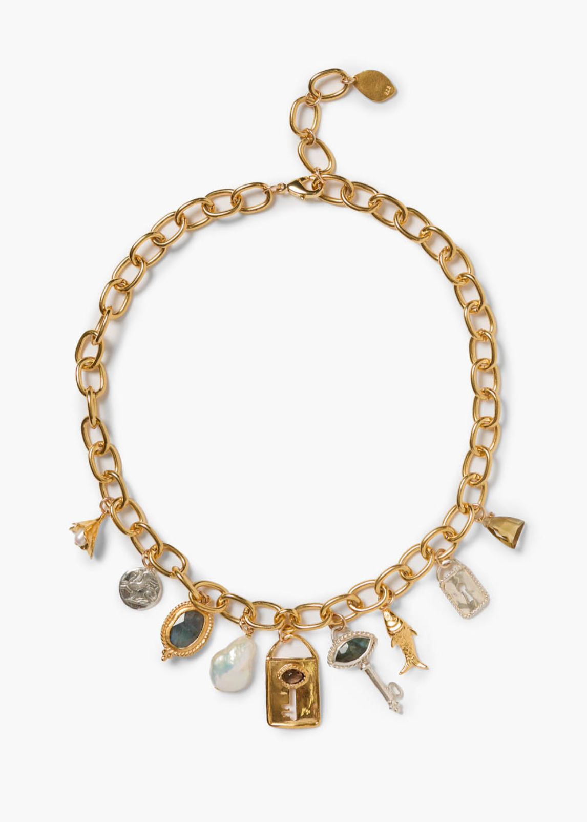 Chan Luu Chain Link Charm Necklace