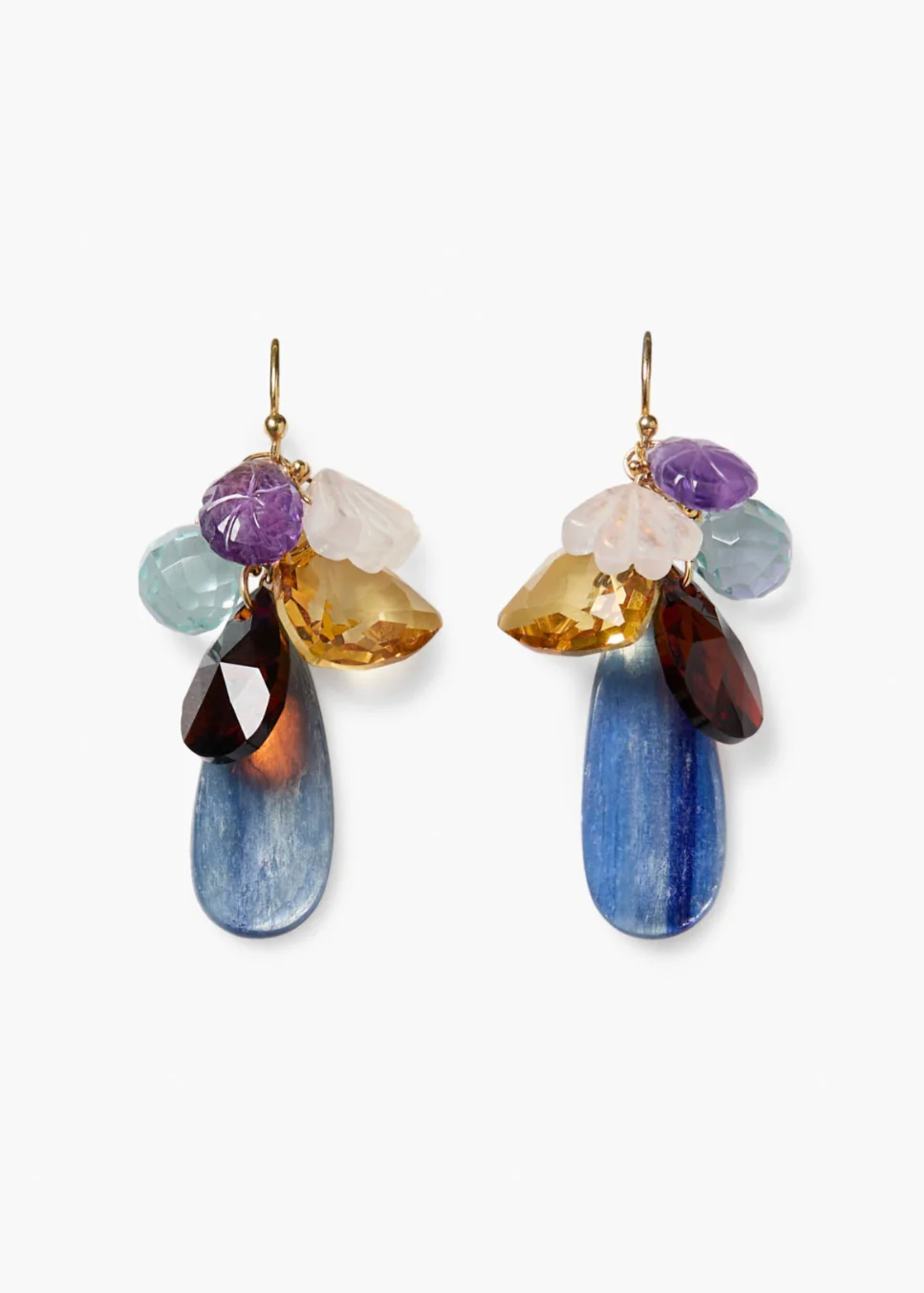 Chan Luu Trove Earrings Blue Multi