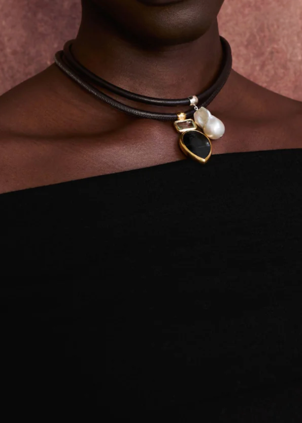 Chan Luu Rosemary Necklace White Pearl