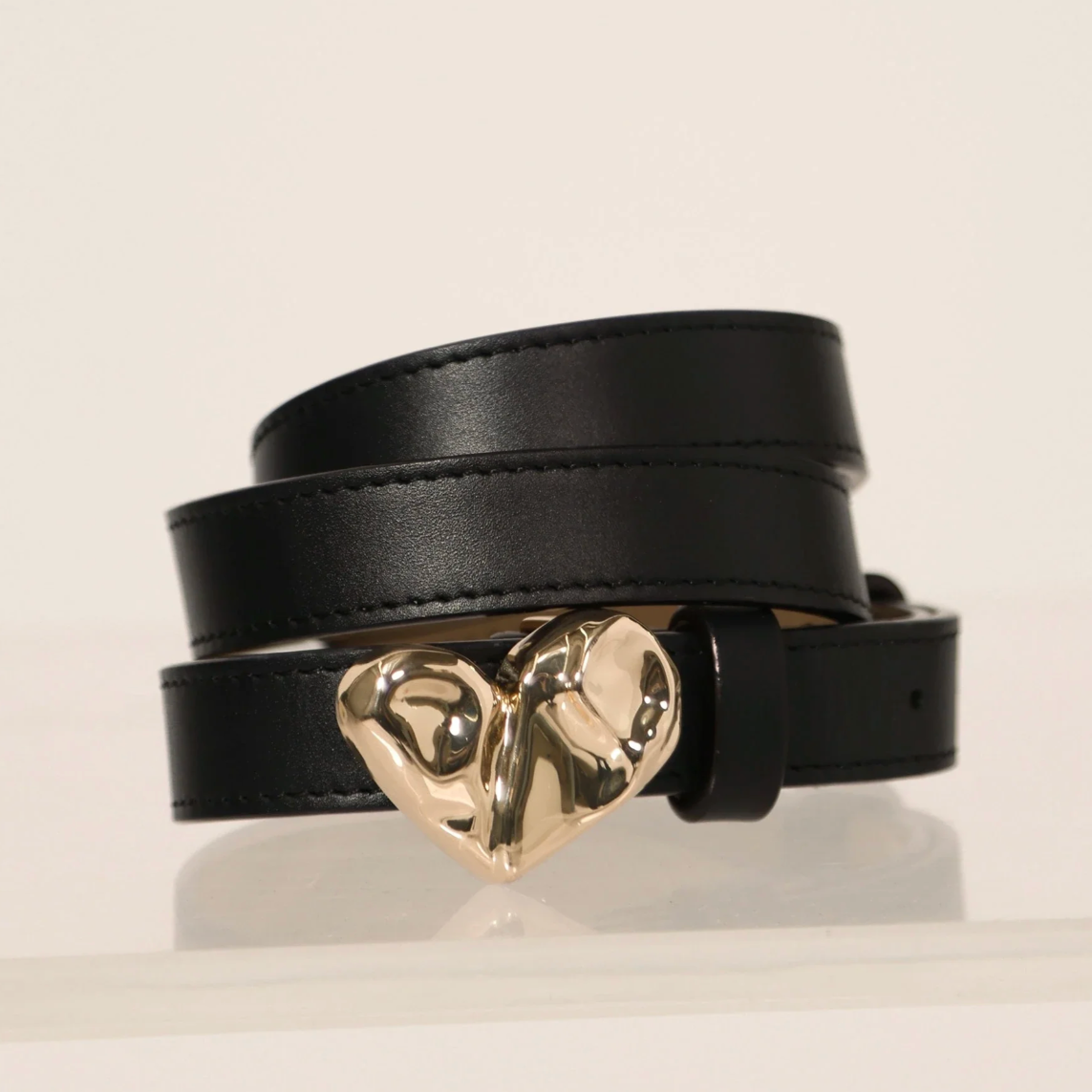 Cleobella Corazon Belt | Black/Gold