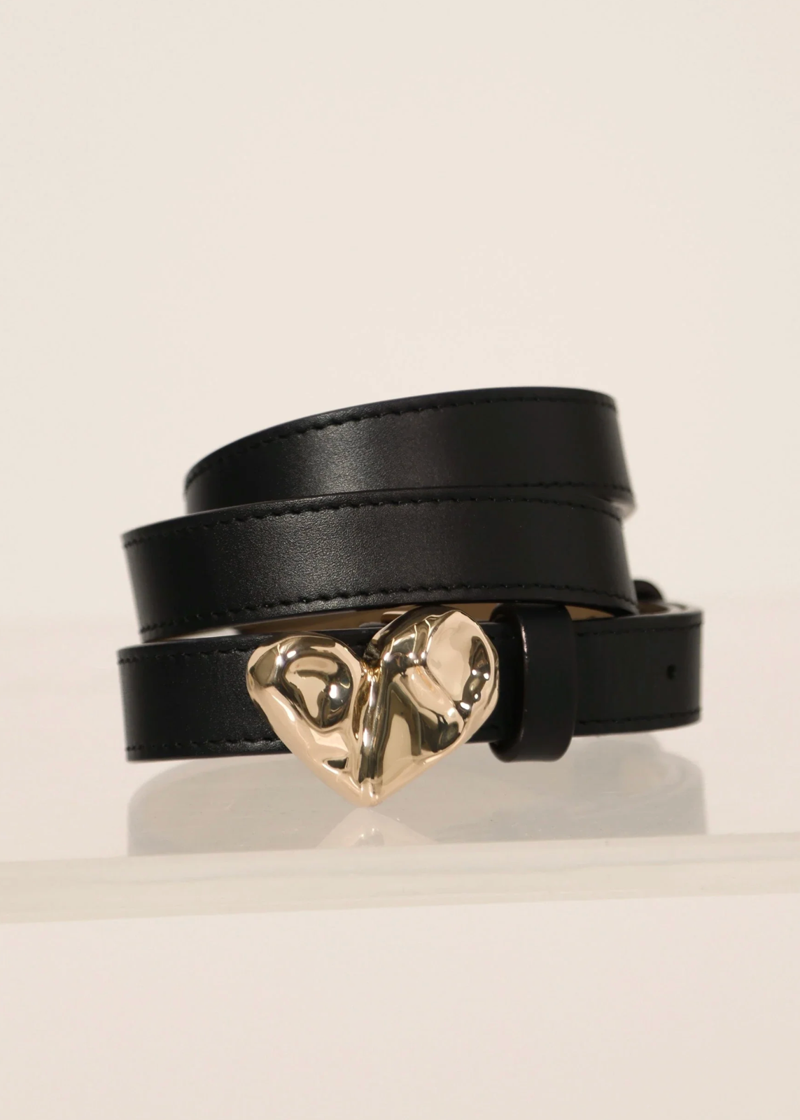Cleobella Corazon Belt | Black/Gold