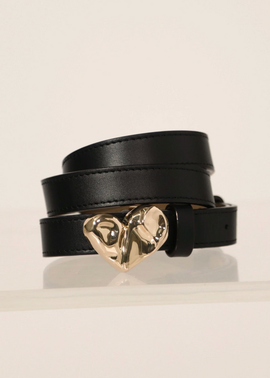Cleobella Corazon Belt | Black/Gold