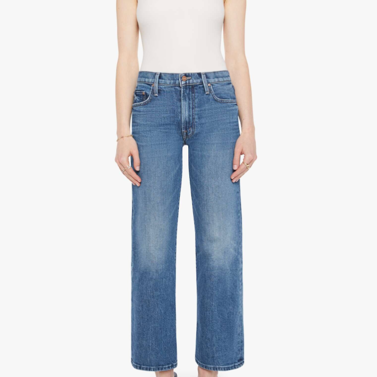 MOTHER The Mid Rise Rambler Zip Ankle | Tambourine Man