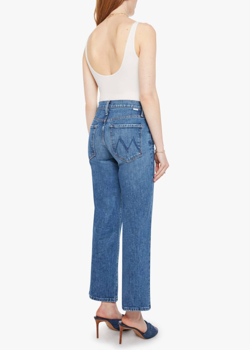 MOTHER The Mid Rise Rambler Zip Ankle | Tambourine Man