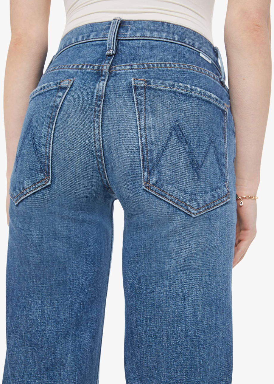 MOTHER The Mid Rise Rambler Zip Ankle | Tambourine Man