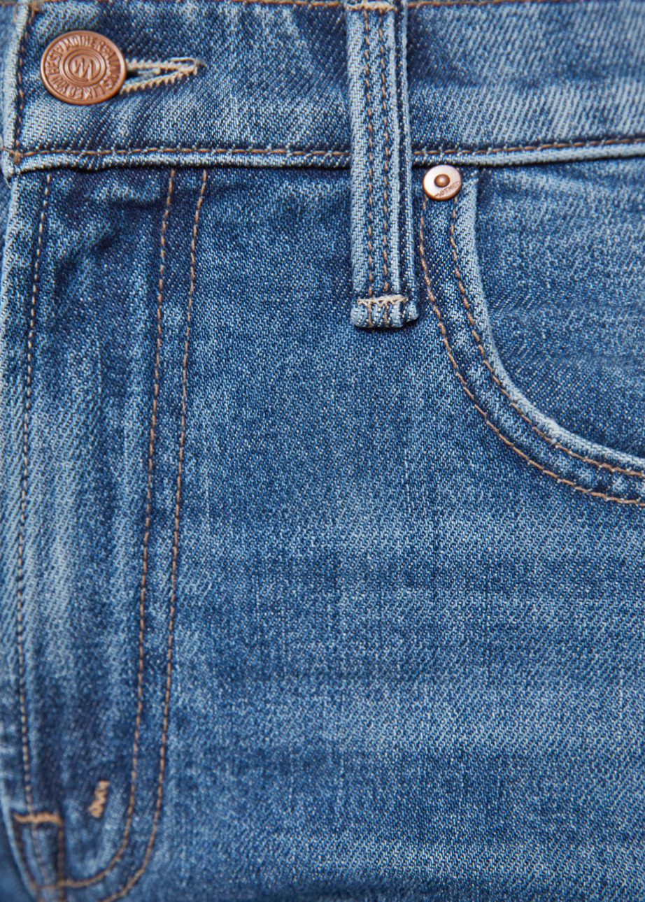 MOTHER The Mid Rise Rambler Zip Ankle | Tambourine Man