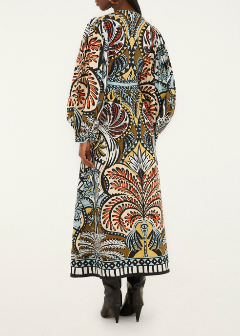 FARM Rio Balamana Multicolor Maxi Dress