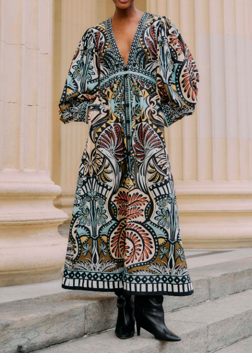FARM Rio Balamana Multicolor Maxi Dress