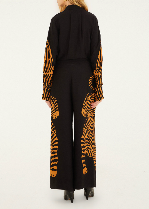 FARM Rio Black Tiger Pants