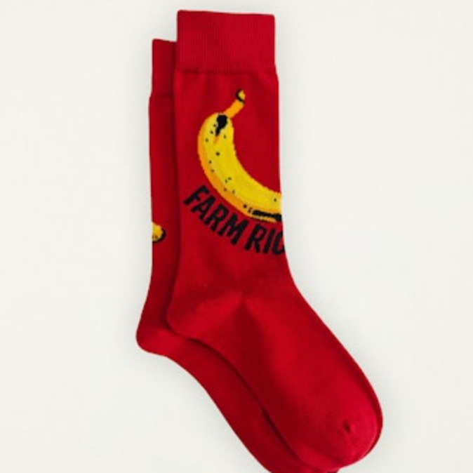 FARM Rio Socks | Scarlet Banana