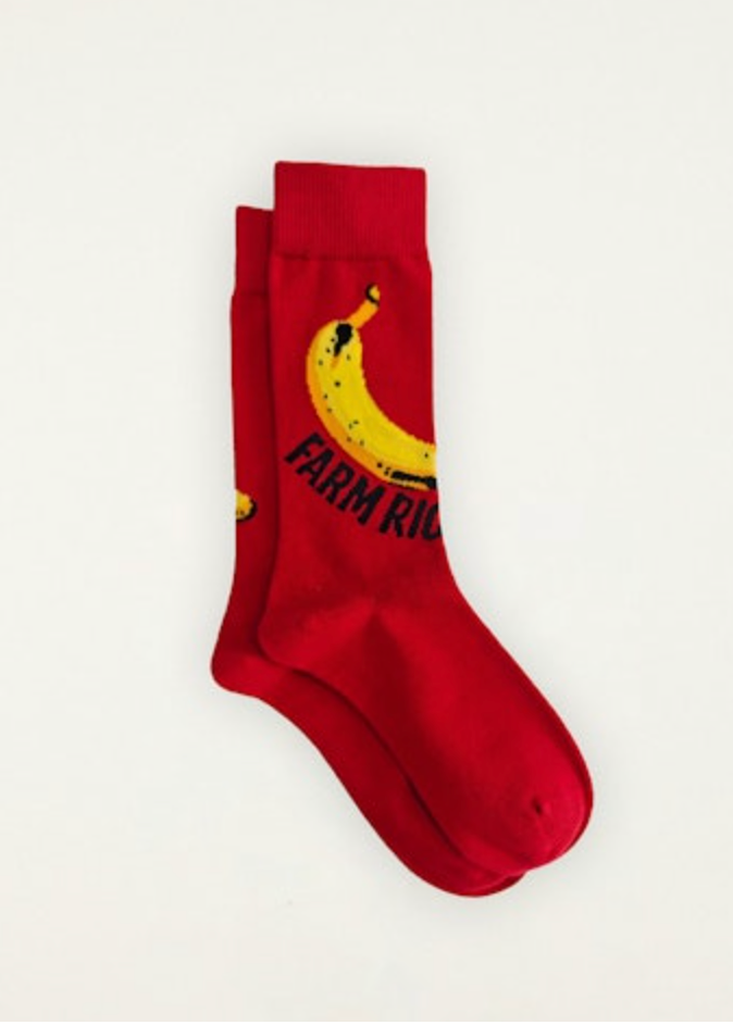 FARM Rio Socks | Scarlet Banana