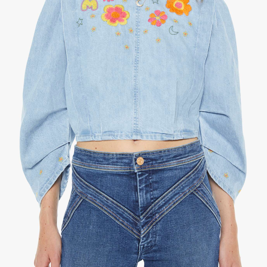 MOTHER The Heyday Puff Sleeve | Garage Sale Goodies