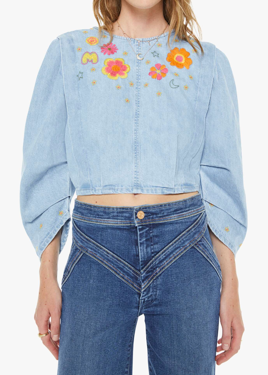 MOTHER The Heyday Puff Sleeve | Garage Sale Goodies
