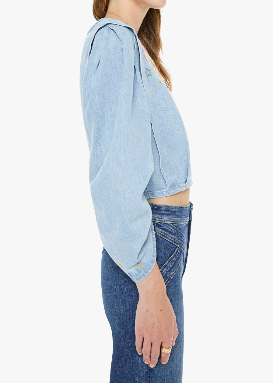 MOTHER The Heyday Puff Sleeve | Garage Sale Goodies