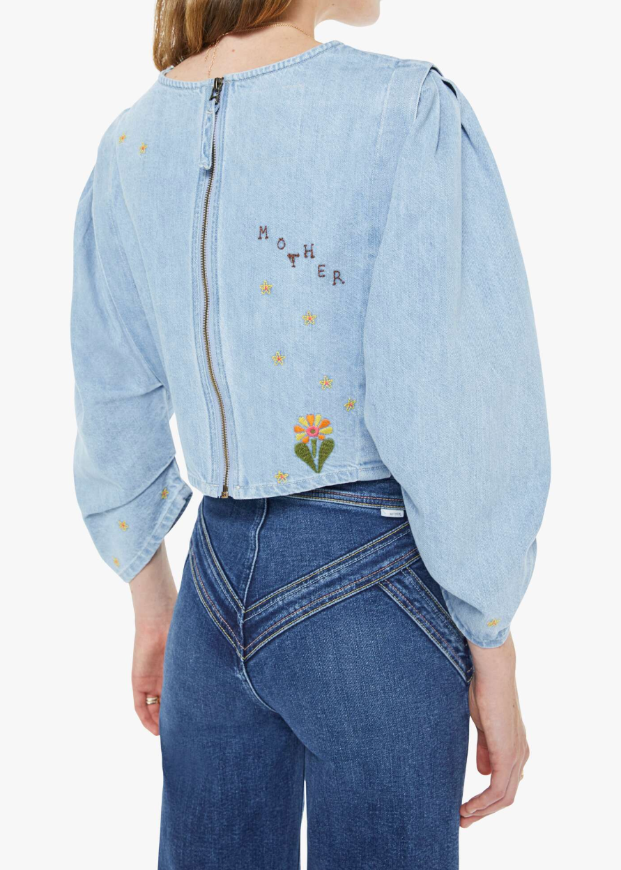 MOTHER The Heyday Puff Sleeve | Garage Sale Goodies