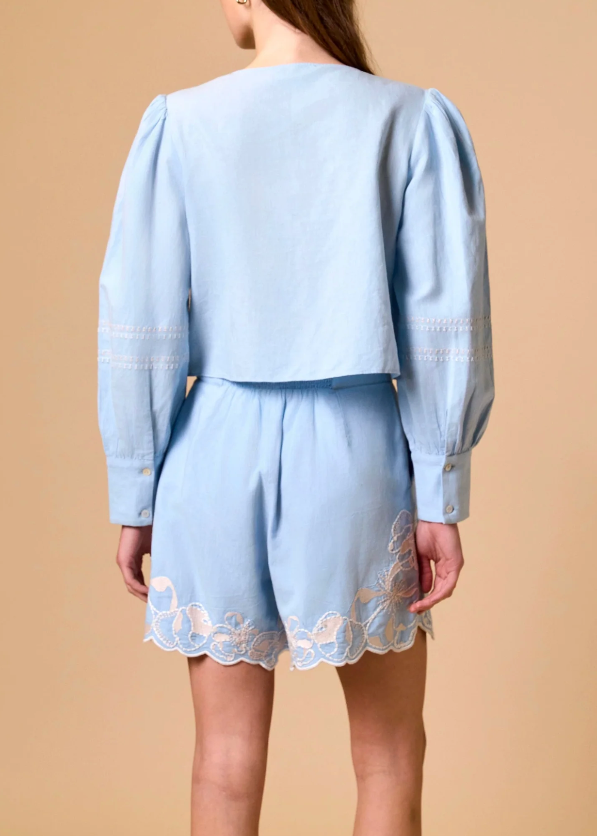 Cleobella Manon Blouse | Glacier Lake