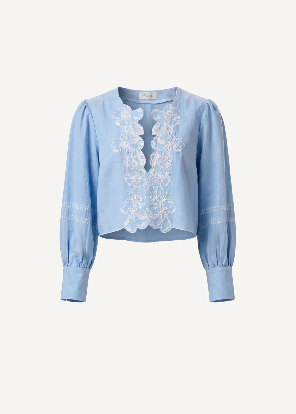 Cleobella Manon Blouse | Glacier Lake