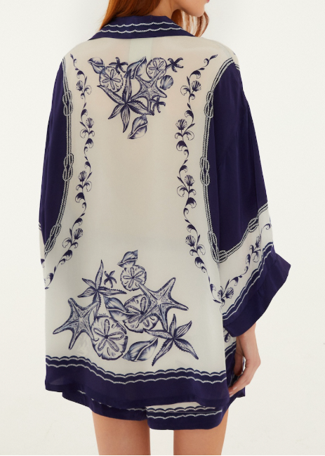FARM Rio Coast Scarf Off-White Shirt