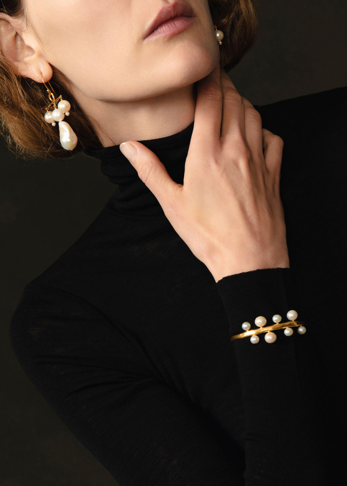 Chan Luu Fresh Water Pearl Cuff Bracelet
